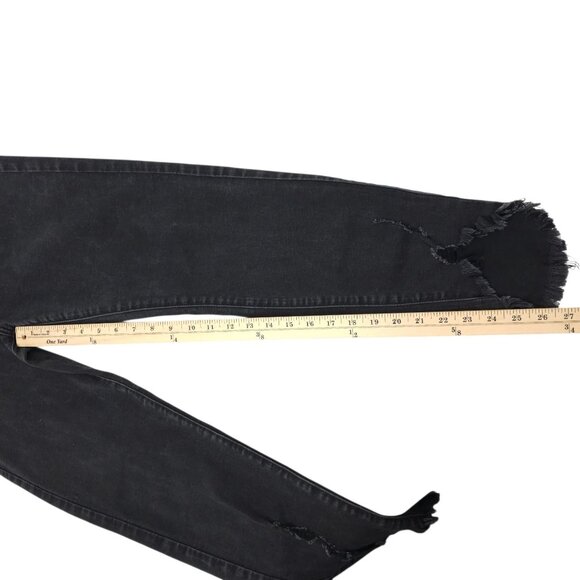KanCan Distressed Ripped Ankle Skinny Jeans Womens 9 High Rise Denim KC8395BK - Picture 5 of 15